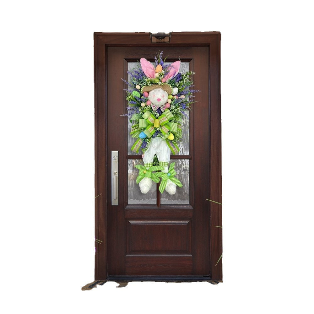 Giant Bunny Easter Wreath – 23.6” Tall