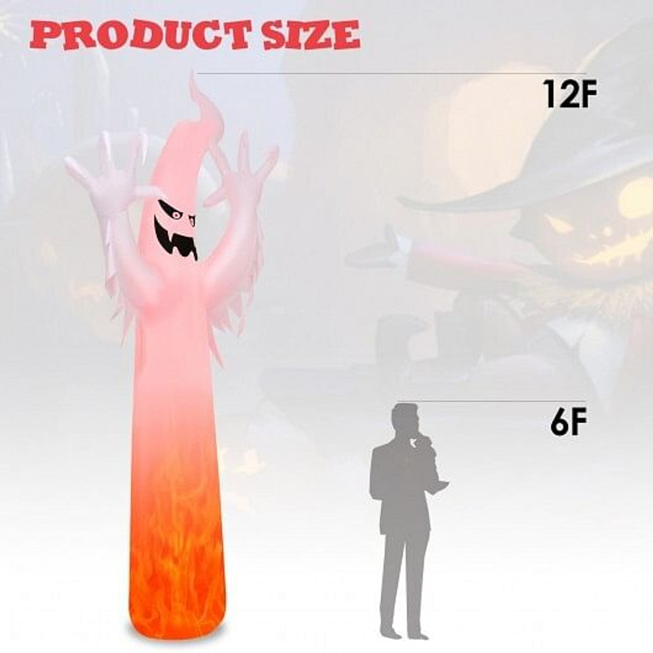 12 Ft Inflatable Ghost