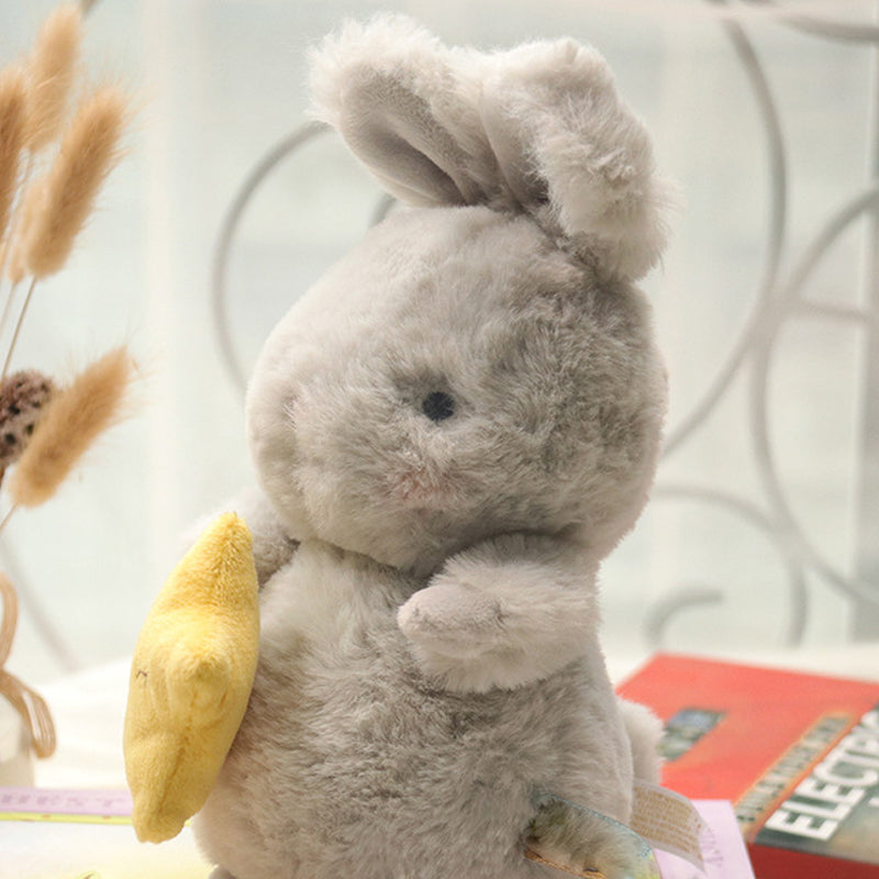Plush Baby Bunny with Carrot or Star - Easter Basket Gift - Holiday Spirit Shop