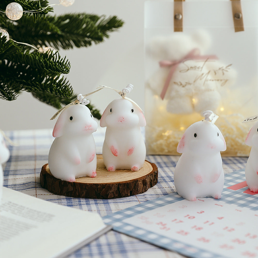 Floppy Ear Bunny Aromatherapy Candle – English Pear & Freesia