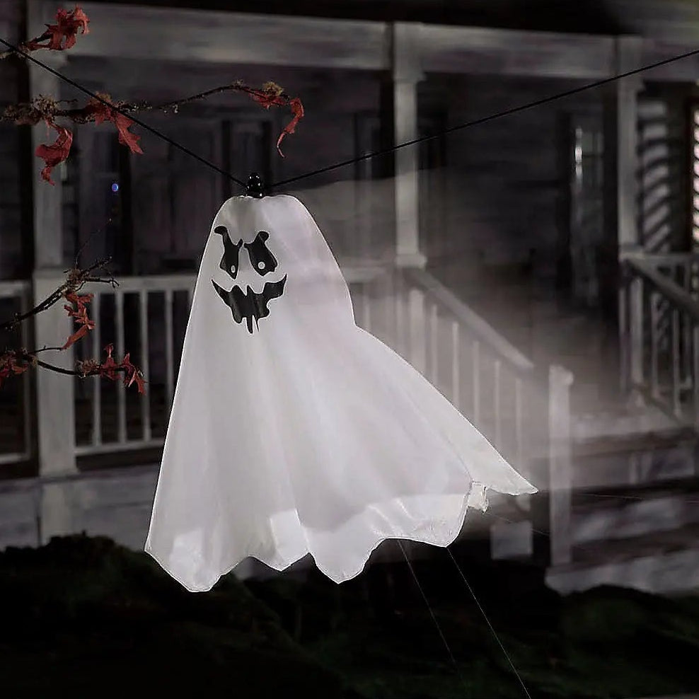 28" Animated Flying Ghost Sound Activated