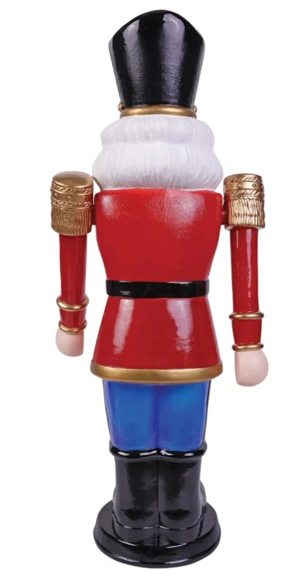 3 Ft Nutcracker Soldier Animated Musical - Red & Blue - Holiday Spirit Shop