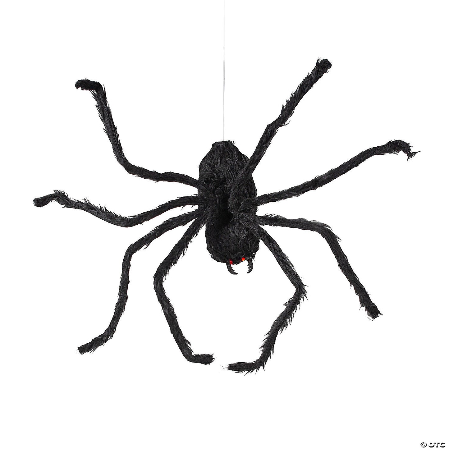 31" Animated Hairy Black Spider