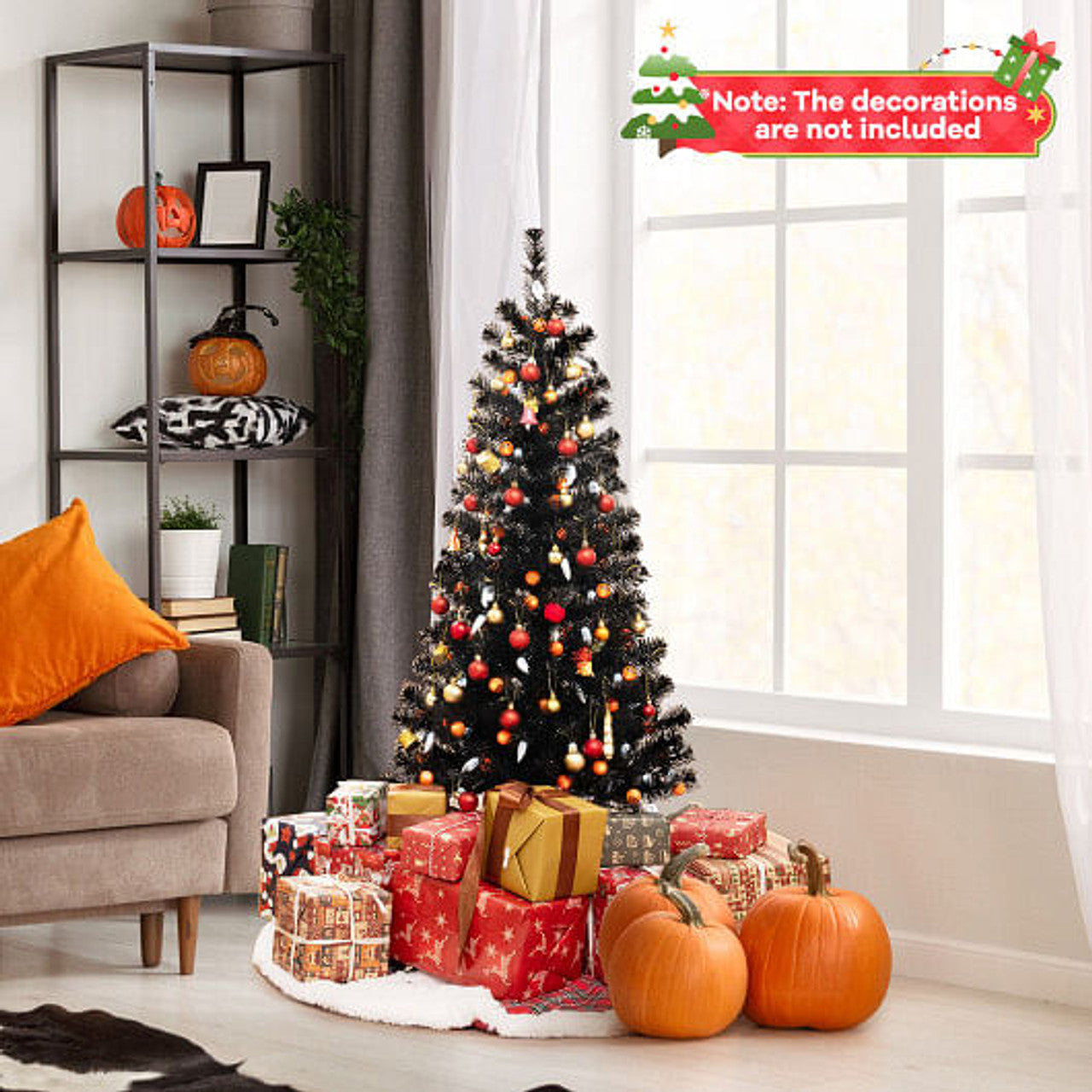 4.5 Ft Halloween Tree with Lights & Music