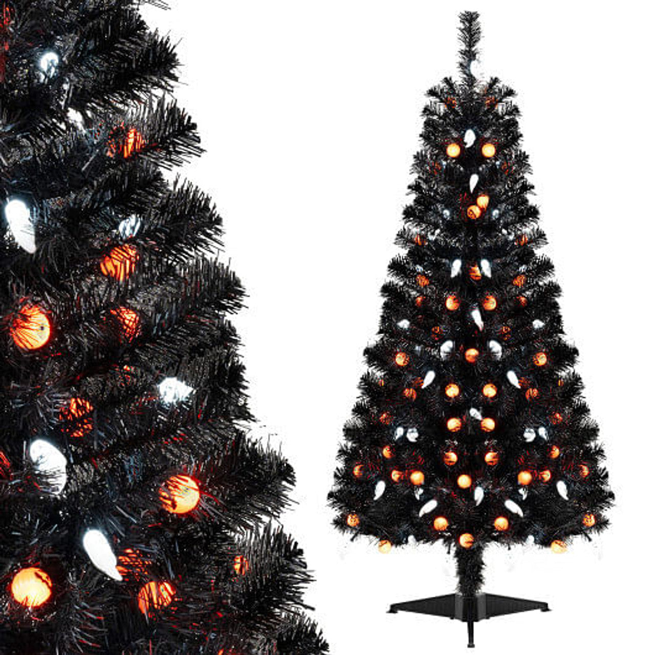 4.5 Ft Halloween Tree with Lights & Music