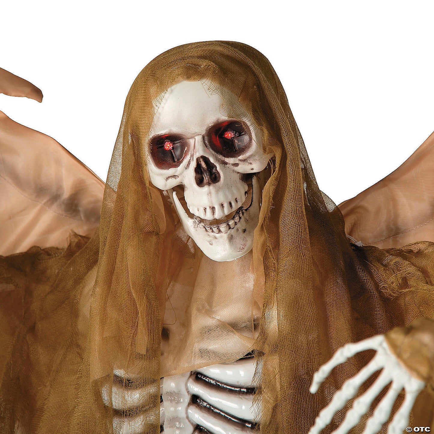 5.5 Ft Winged Reaper Skeleton Animated