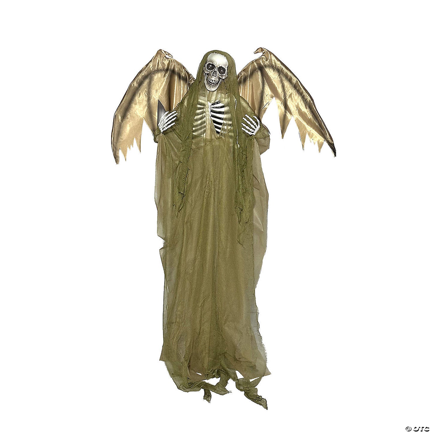 5.5 Ft Winged Reaper Skeleton Animated