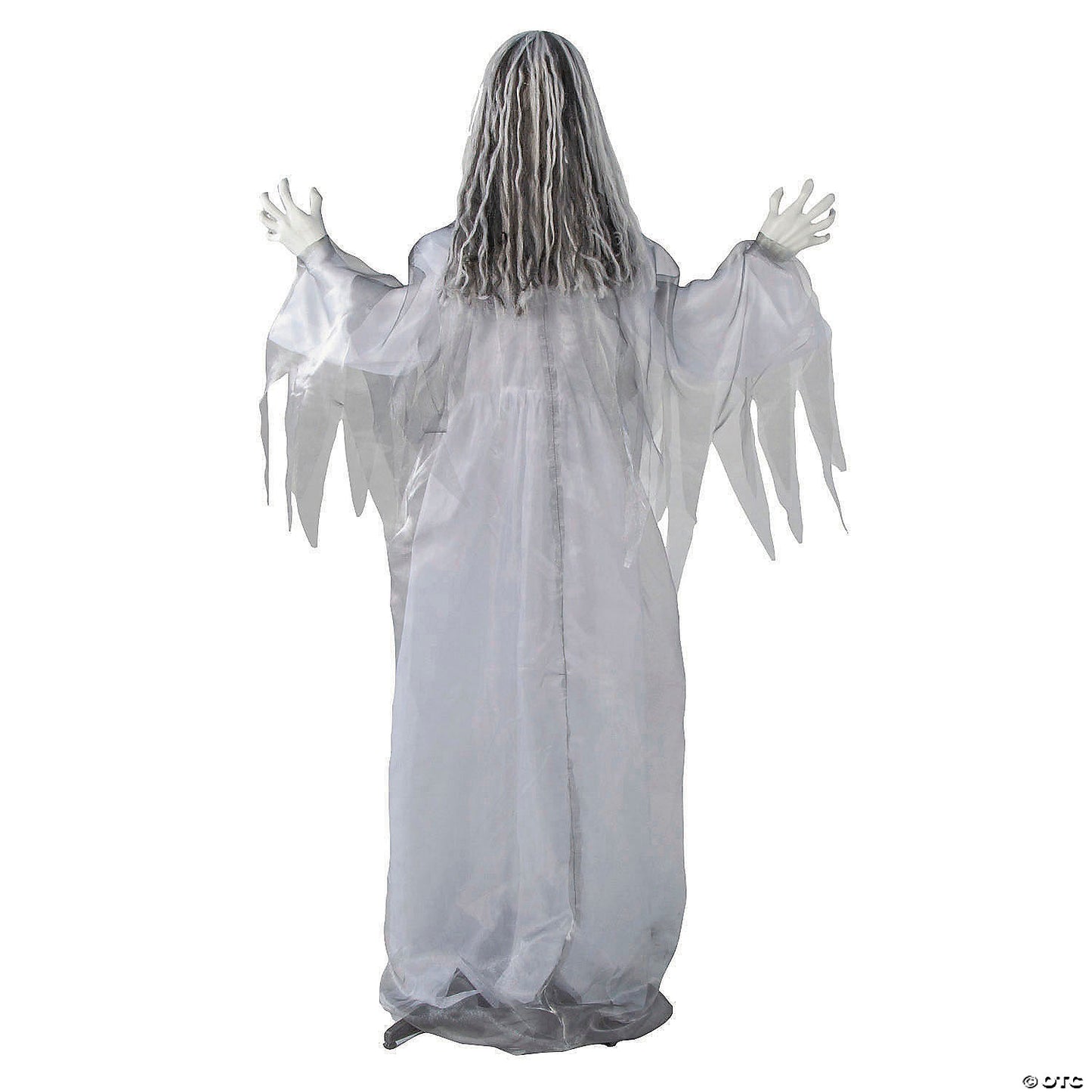 5.6 Ft Animated Cracked Face Ghost Woman