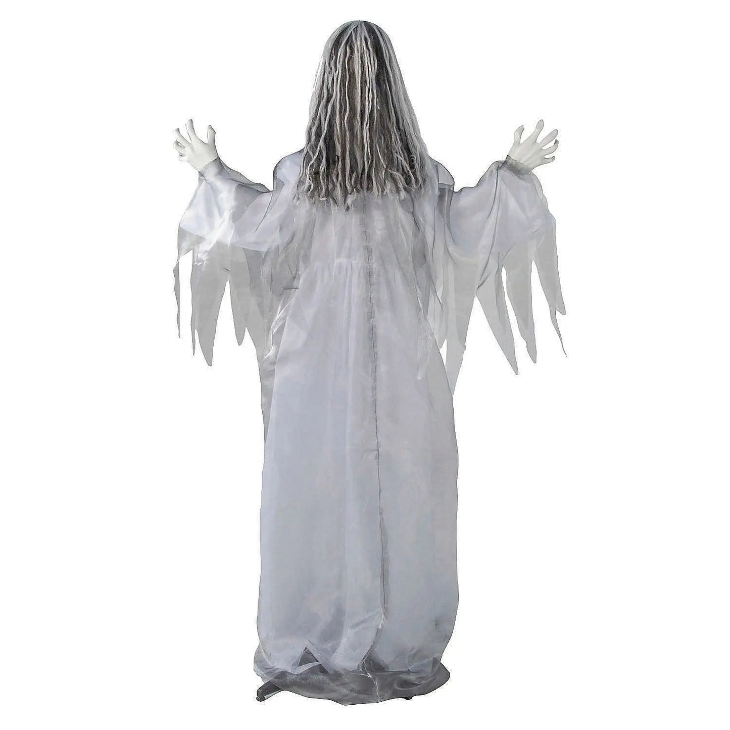 5.6 Ft Animated Cracked Face Ghost Woman