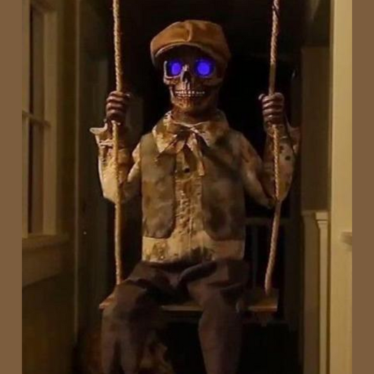 5Ft Swinging Skeleton Boy