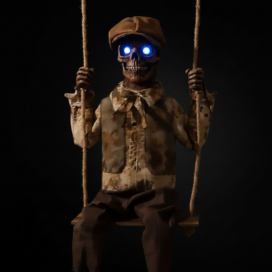 5Ft Swinging Skeleton Boy