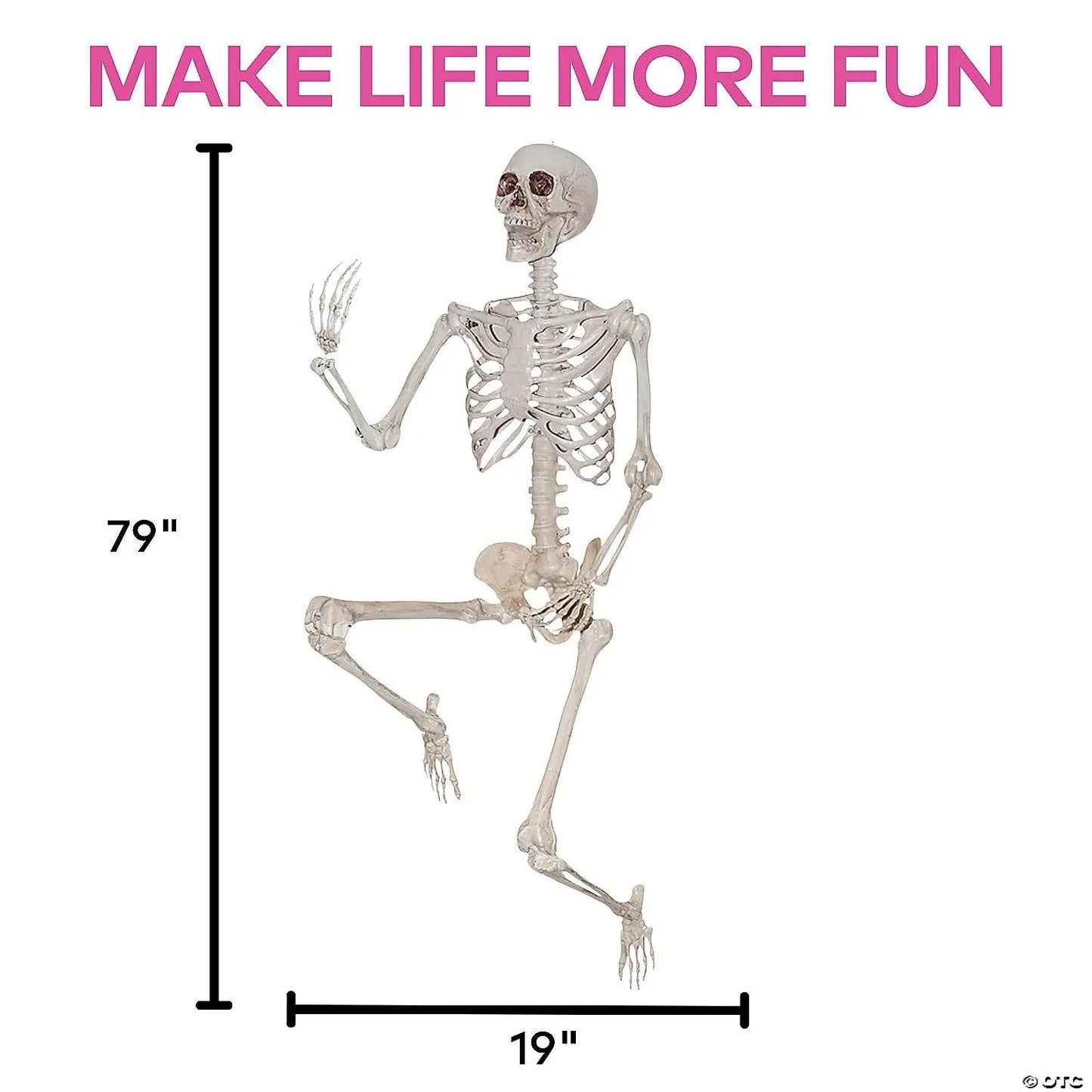 6.5 Ft Titan Skeleton Poseable