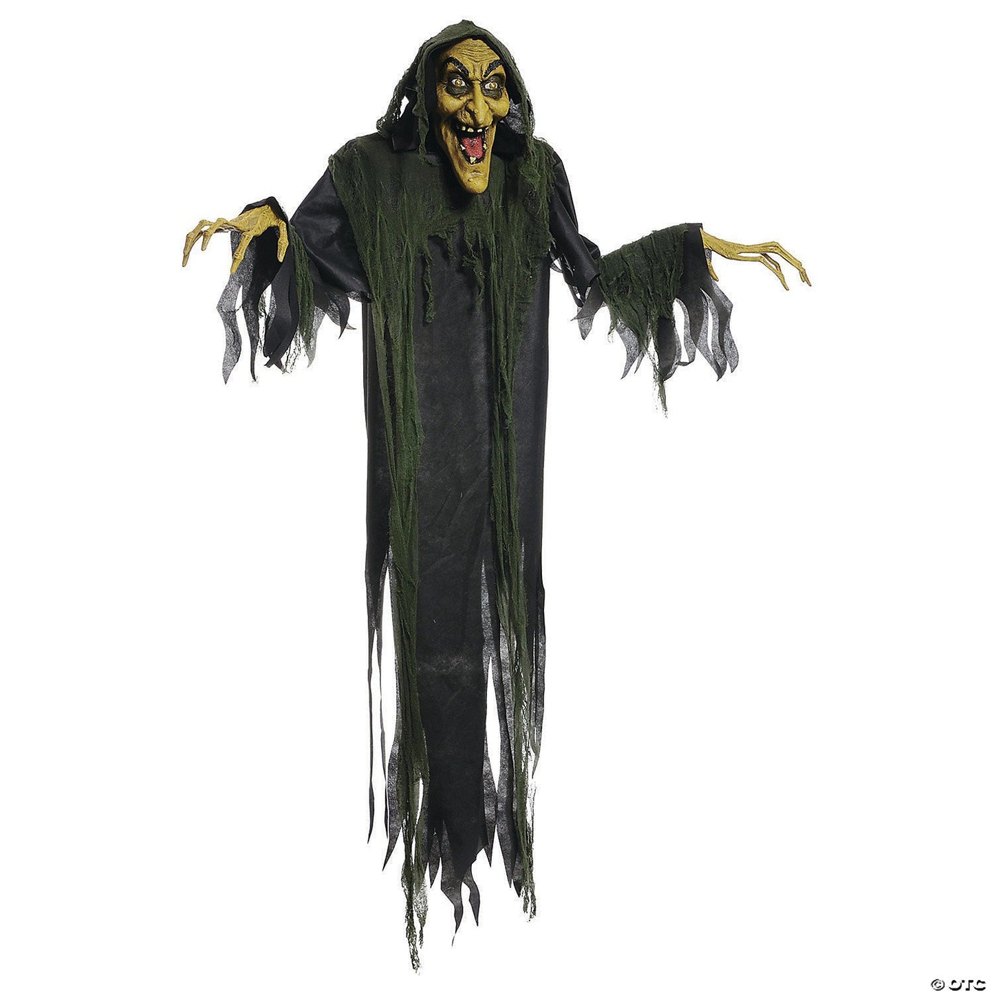 6 Ft Animated Halloween Wicked Witch Decoration Outdoor Haunted Yard Prop Porch