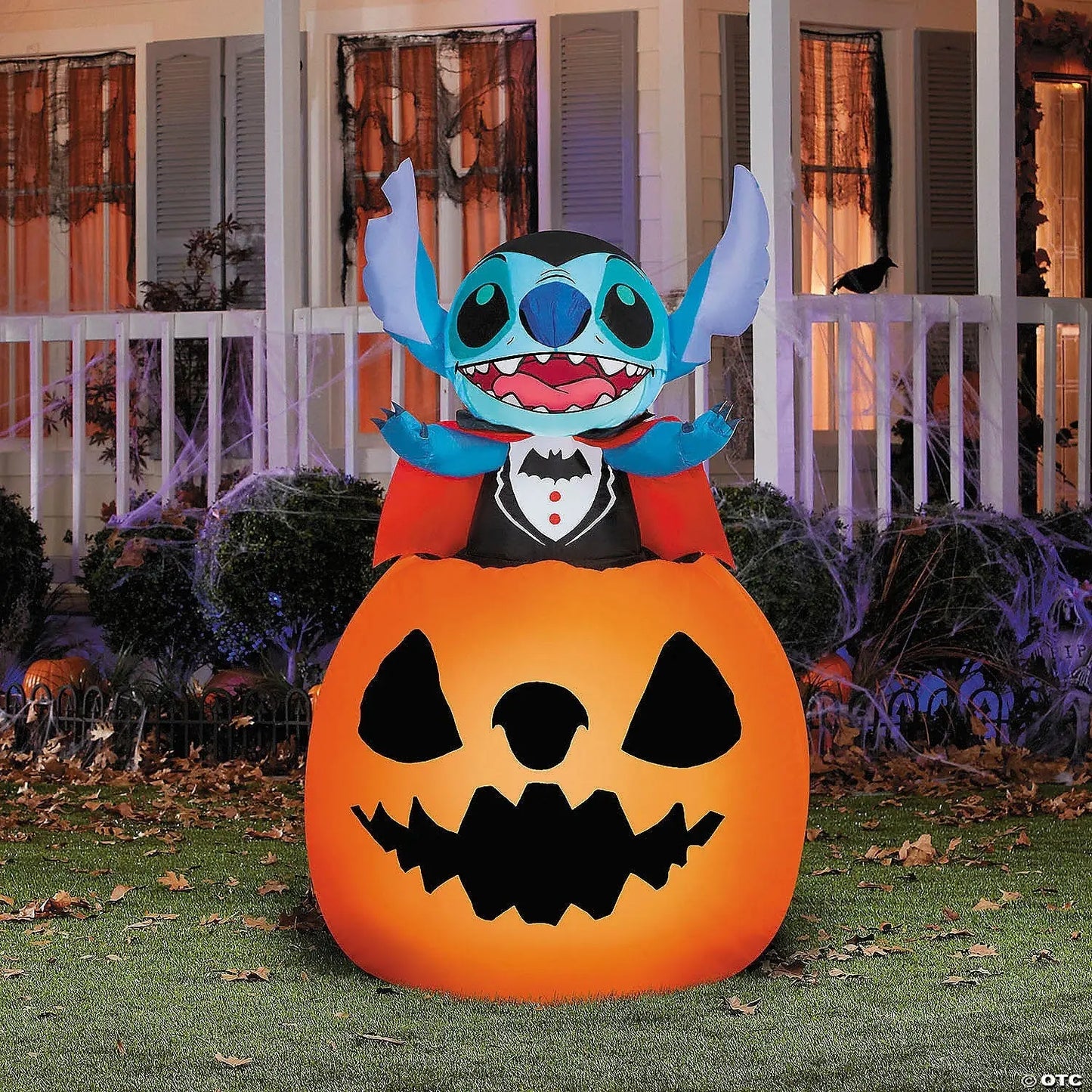 5 Ft Animated Stitch Pumpkin Pop Up Inflatable