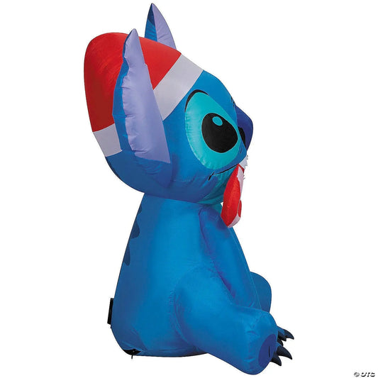 3 Ft Santa Stitch with Candy Cane Christmas Inflatable