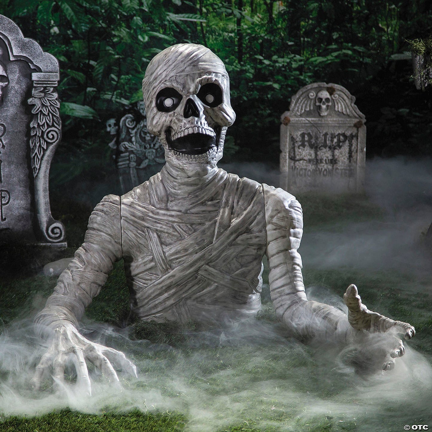 LifeSize Graveyard Mummy Corpse Torso Halloween Outdoor Decor Yard Haunt Prop