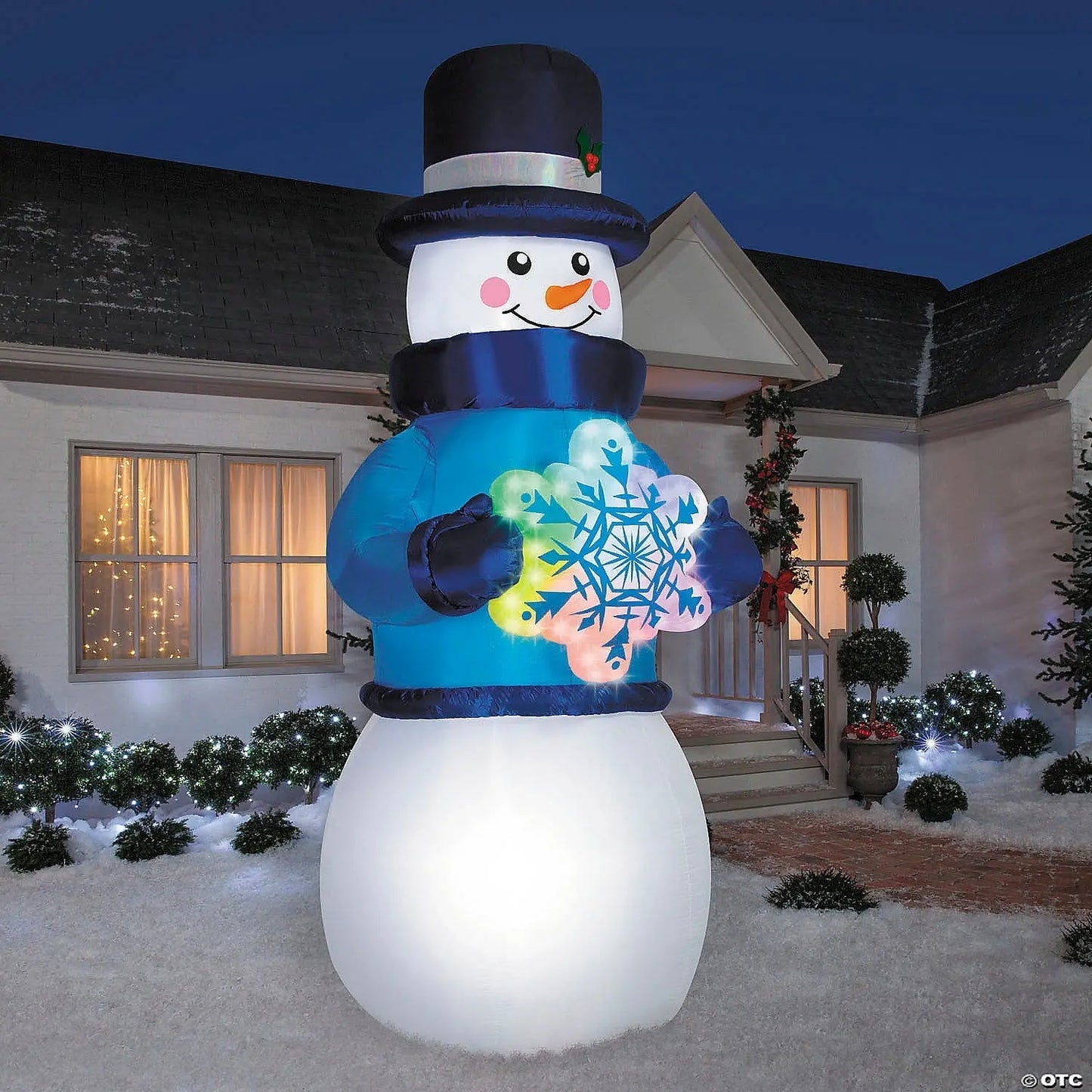 12 Ft GIANT Snowman Animated LightShow Inflatable