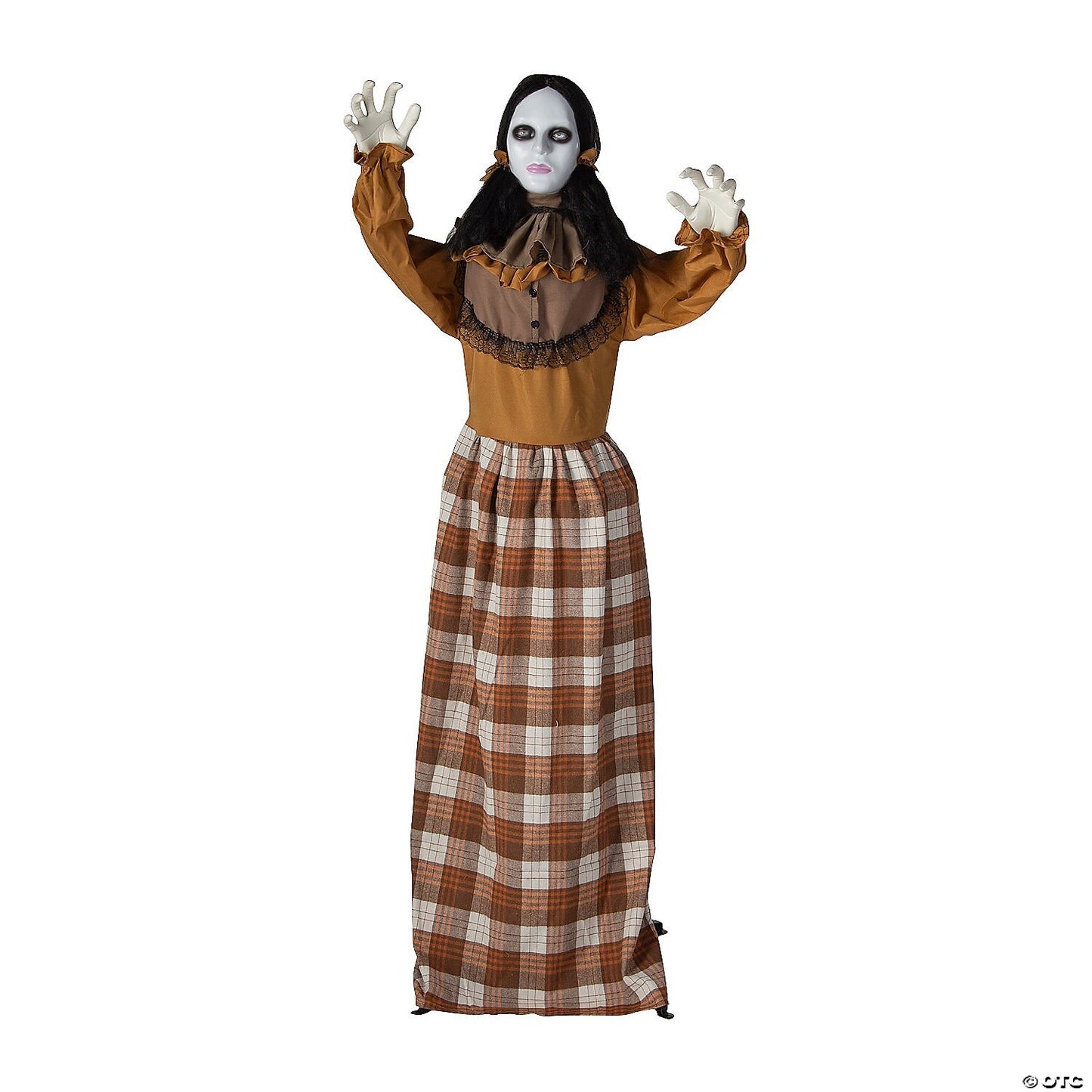 See Video! LifeSize 5 Ft Pop Up Woman Doll Animatronic Halloween Haunt Yard Prop