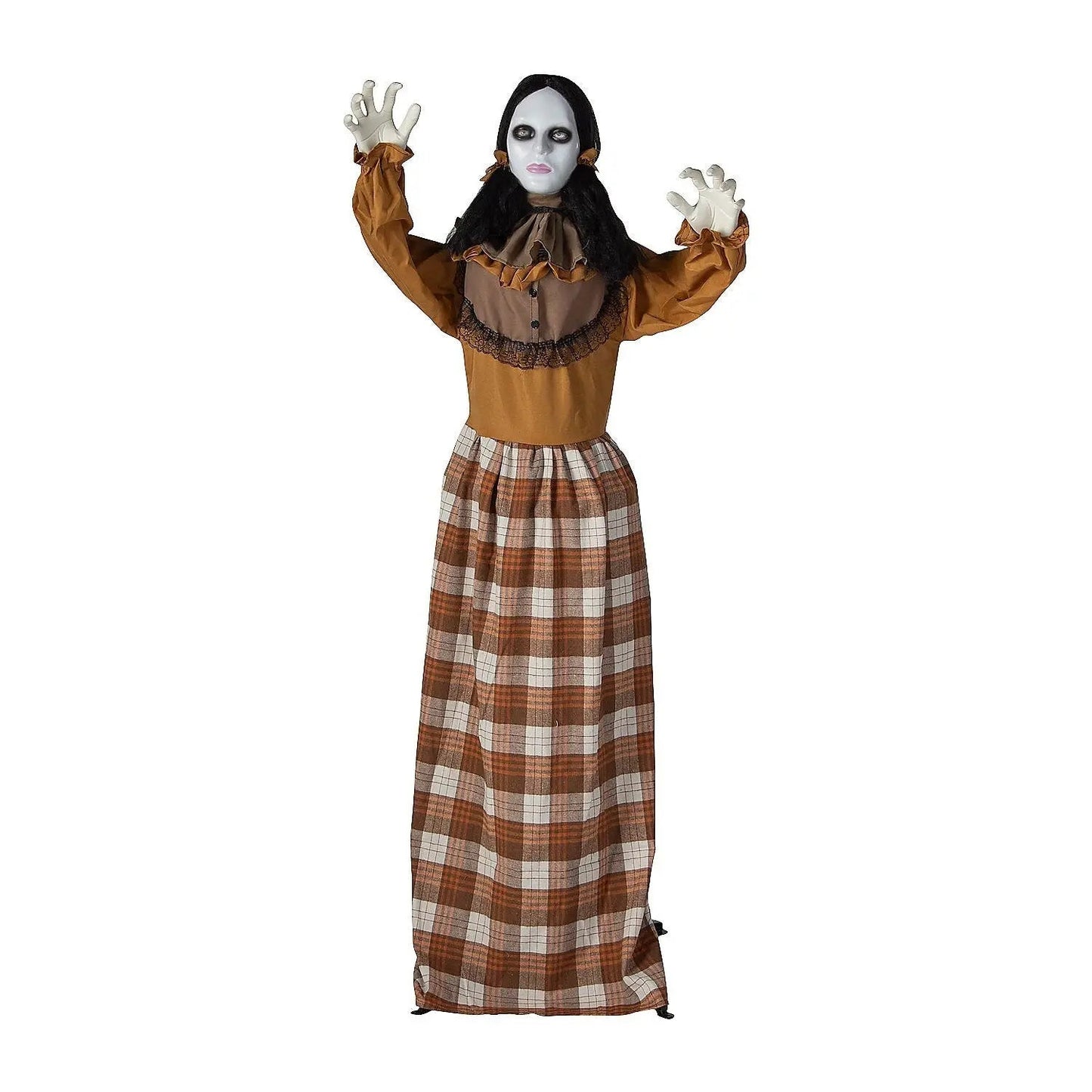 5 Ft Pop Up creepy Woman Doll animated Halloween prop