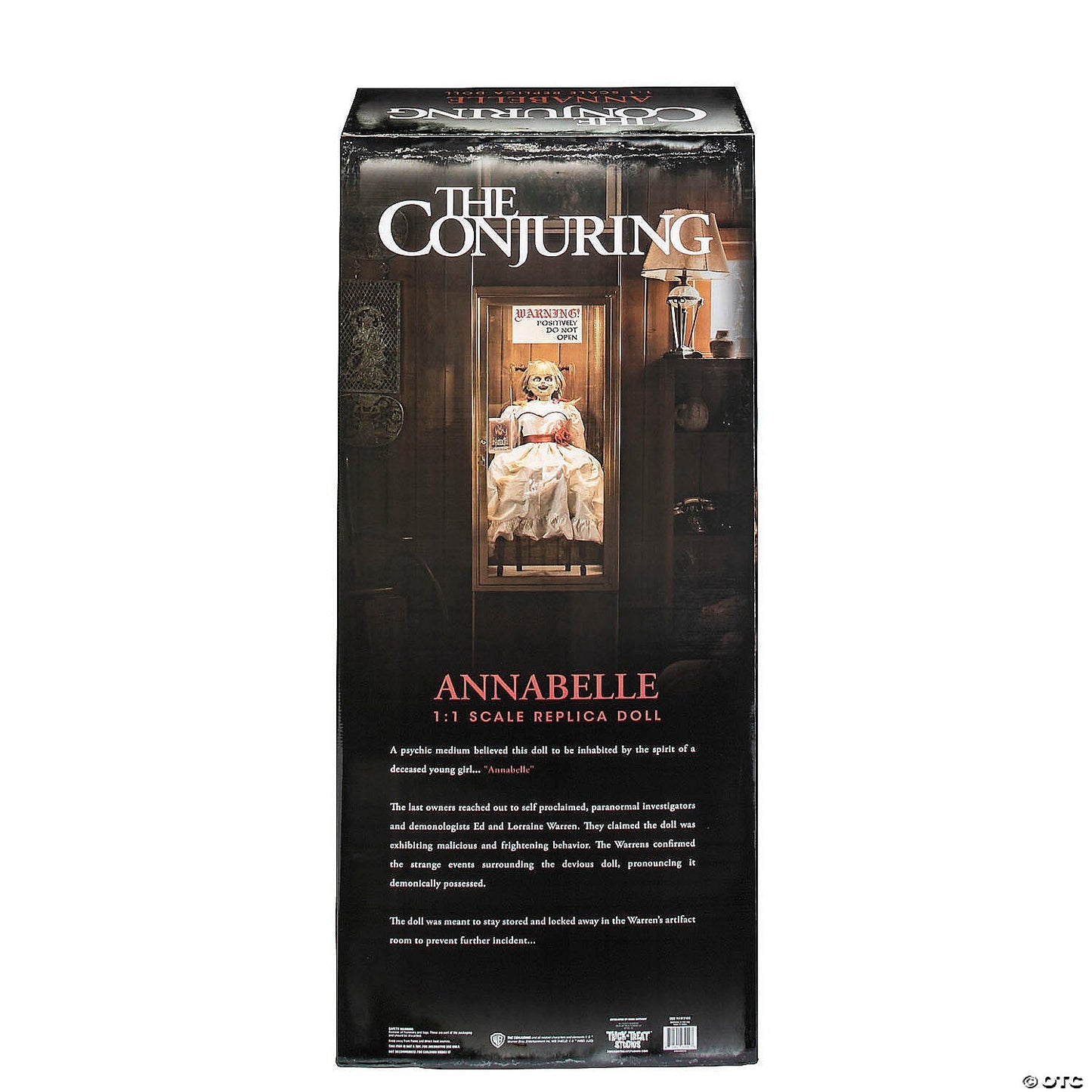 Official The Conjuring 40" Annabelle Haunted Doll Trick Or Treat Studios Warren