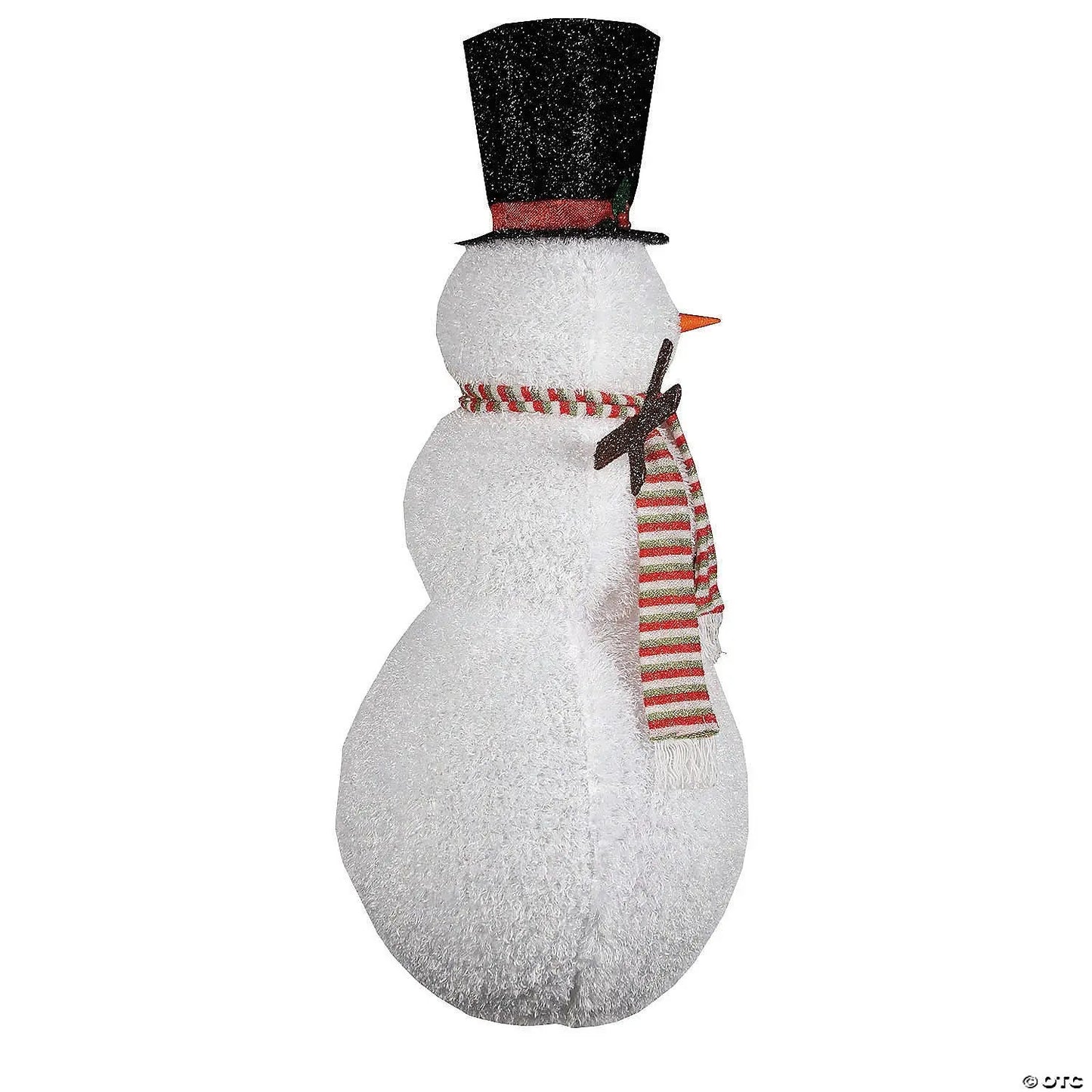 5 Ft Lighted Standing Snowman Christmas Yard Decoration