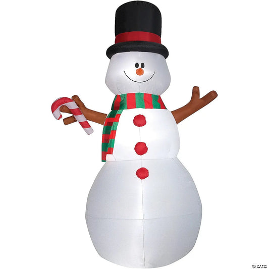 Giant 10 Ft Animated Snowman Christmas Inflatable