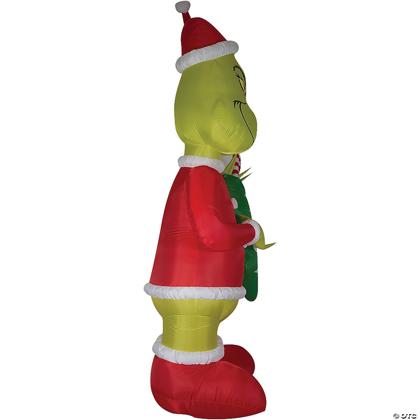 HUGE! 9 Ft Grinch w Stocking Inflatable Christmas Outdoor Yard Decor LED Lighted