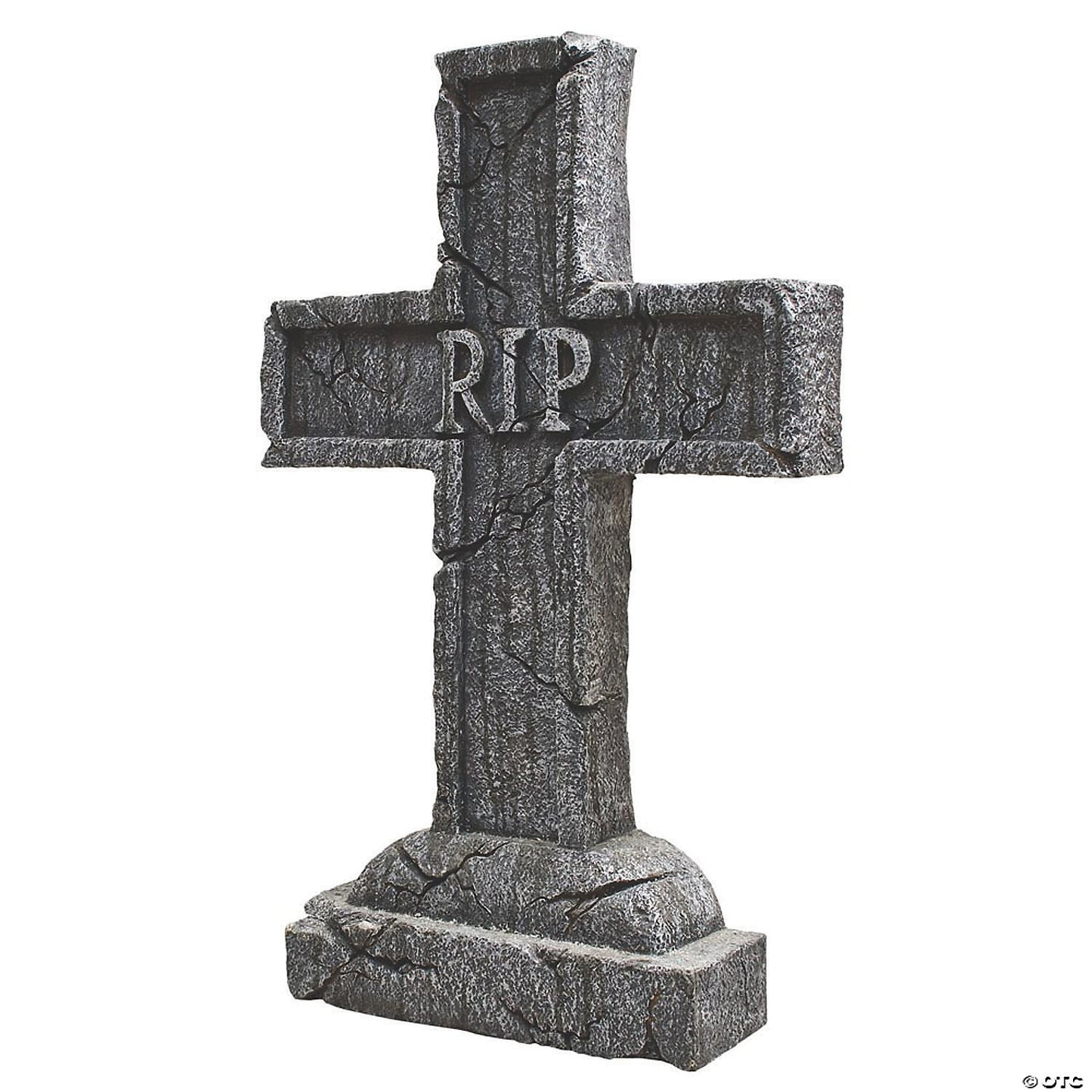 2 Ft RIP Cross Rest in Peace Tombstone Graveyard Cemetery Halloween Haunt Prop
