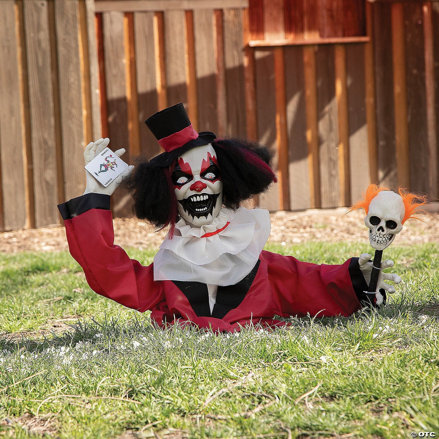 See Video! Groundbreaker Moving Clown Circus Animated Halloween Haunt Yard Prop