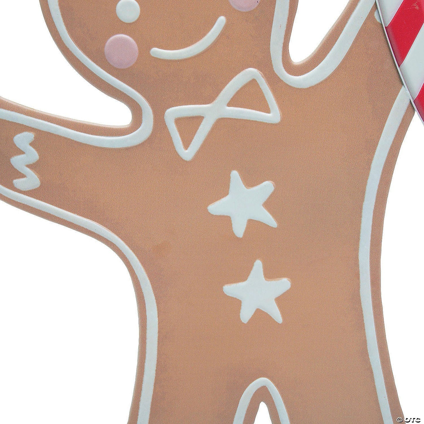 35" Giant Gingerbread Man Standing Christmas Outdoor Decoration Porch Home