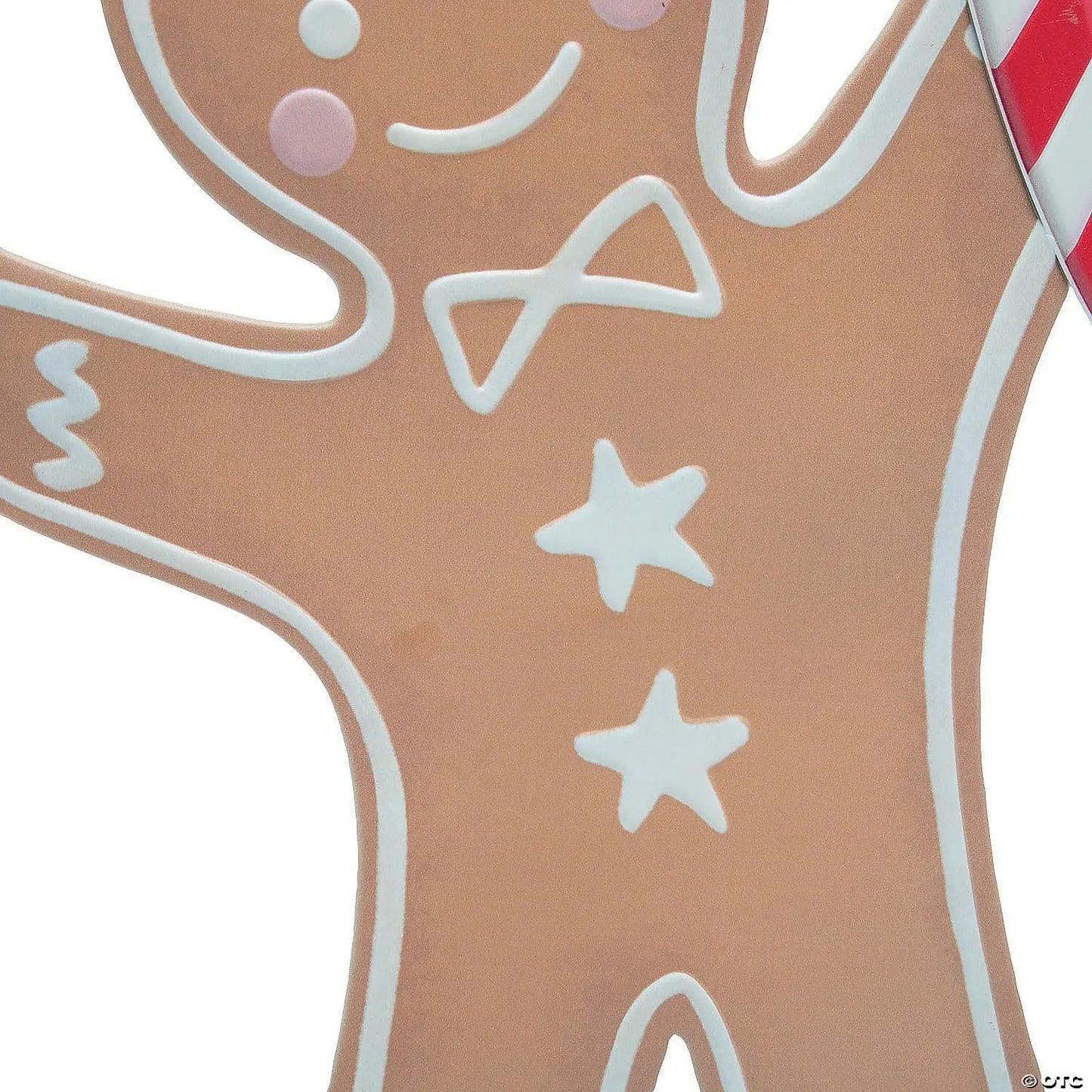 35" Giant Gingerbread Man Standing Christmas Decoration