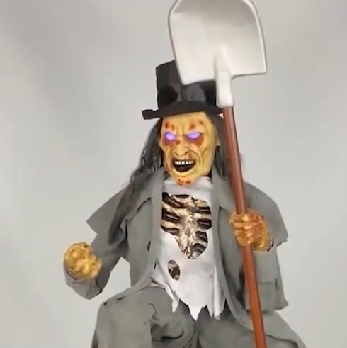 Crouching Grave Digger Bone Collector