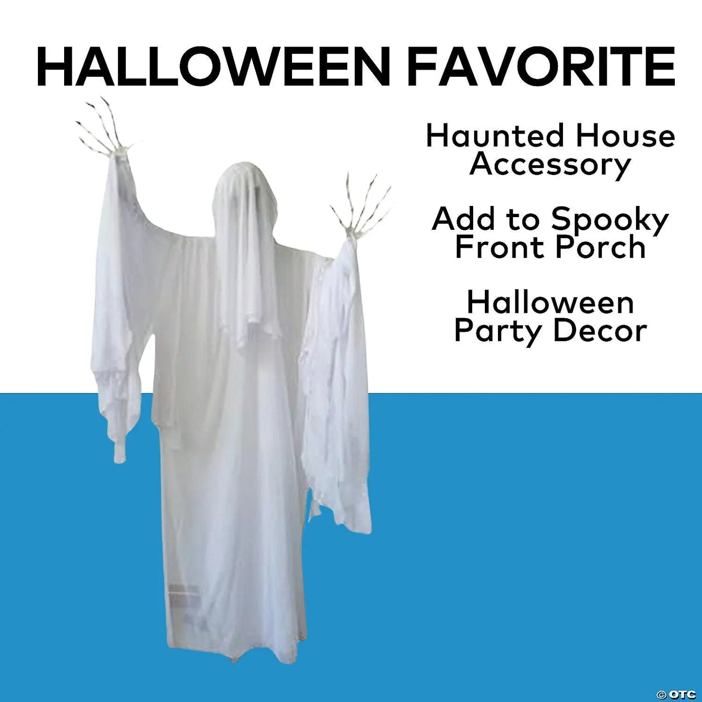6 Ft Skeleton Ghost Animated