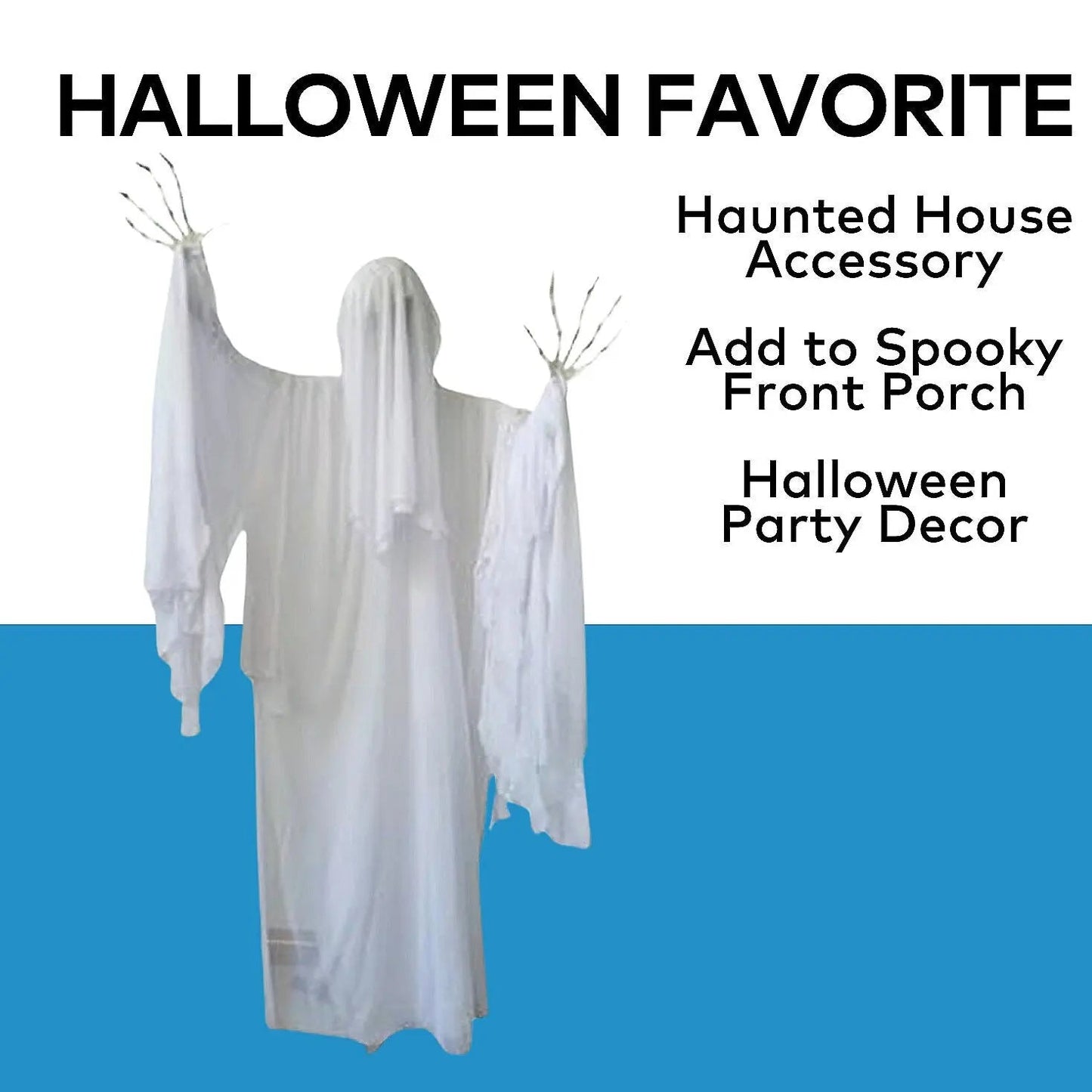 6 Ft Skeleton Ghost Animated Halloween prop