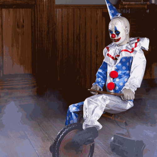 32" Clown Tricycle Animatronic