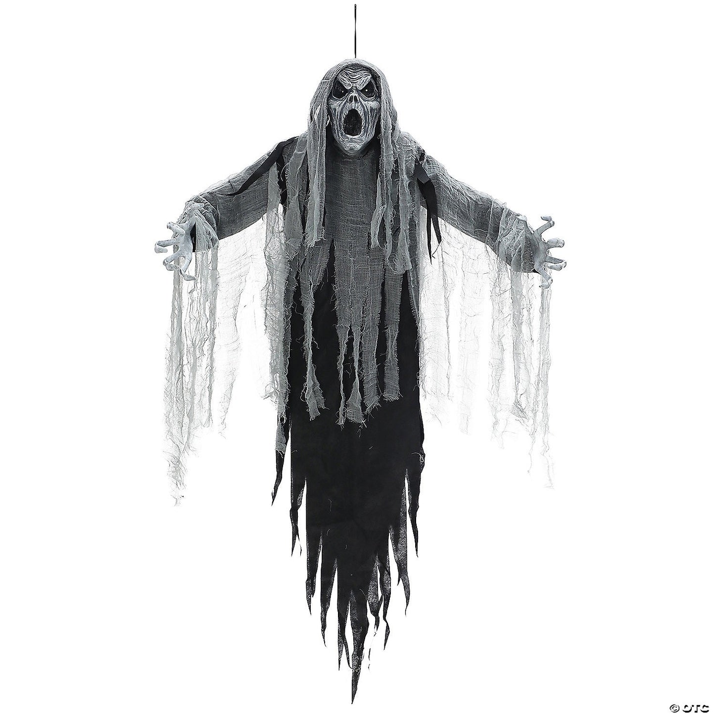 Life Size Ghostly Howling Phantom Animated Halloween Outdoor Decor Haunted Prop