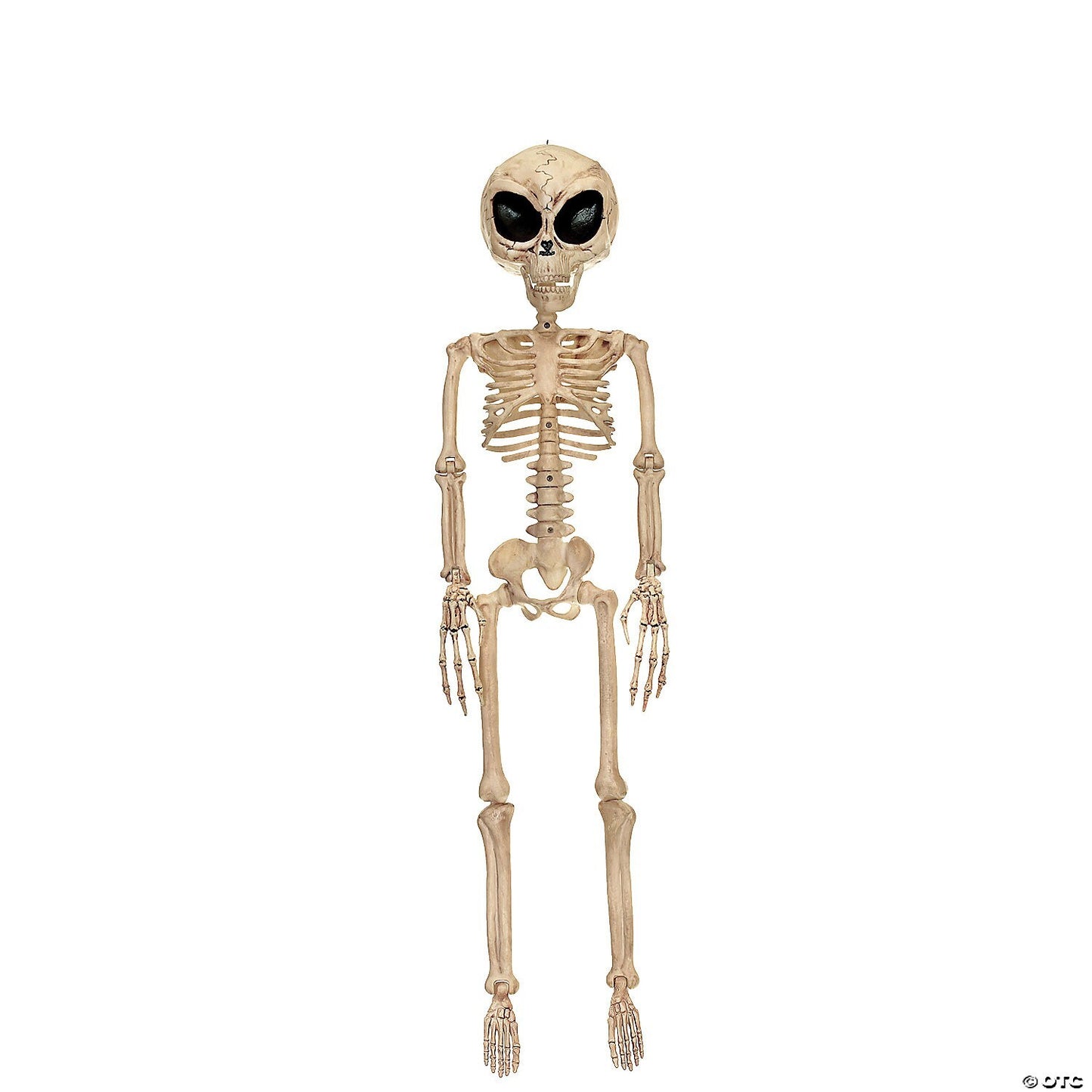 37" Alien Skeleton UFO Corpse Halloween Outdoor Decoration Haunted Prop Yard