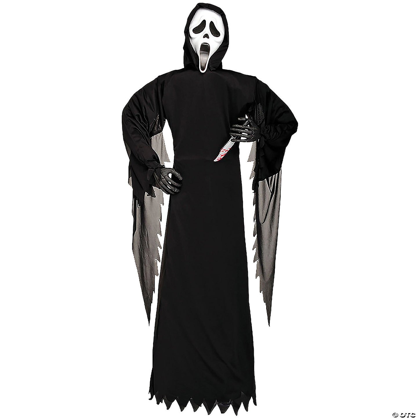 6 Ft GhostFace Scream Movie with Knife Halloween Outdoor Decoration Haunted Prop