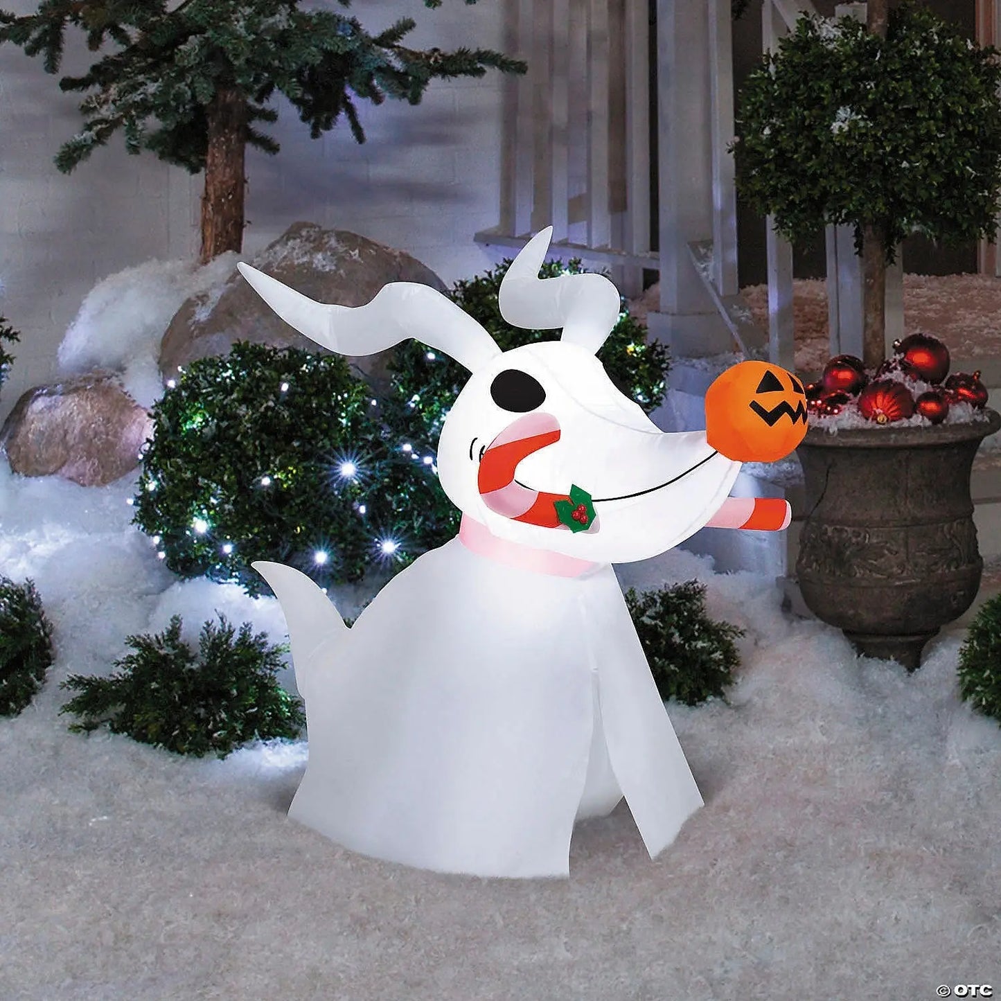 54" Zero w CandyCane Nightmare Before Christmas Inflatable