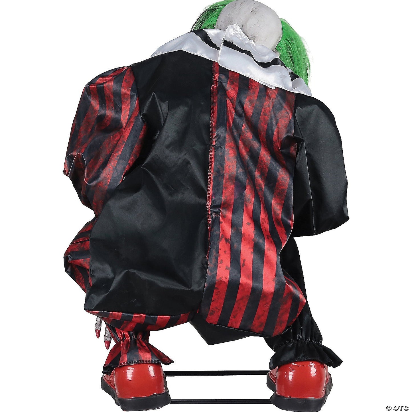 Life Size Evil Crouching Clown Animated Halloween Prop Haunted Circus Carnival