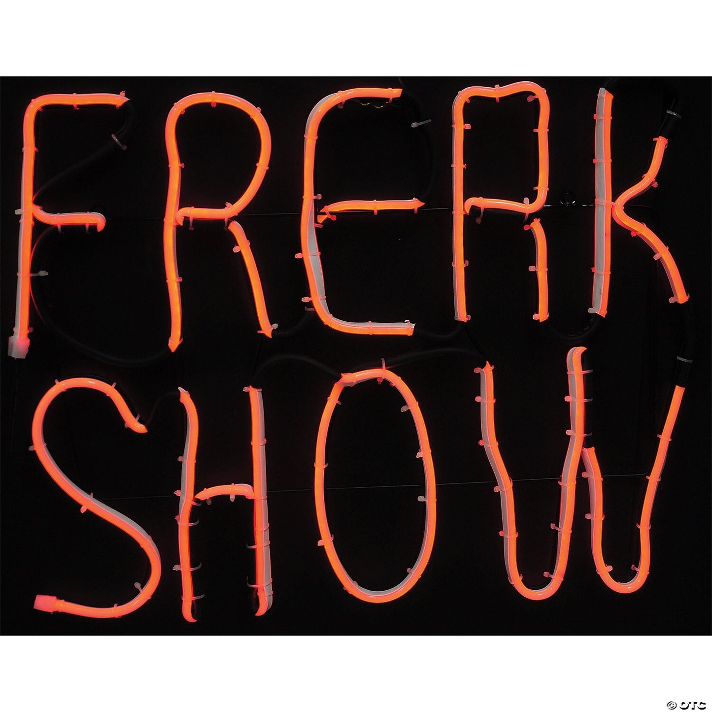 24" Lighted Neon FREAK SHOW Sign LED Halloween Decor Outdoor Haunt Prop Circus