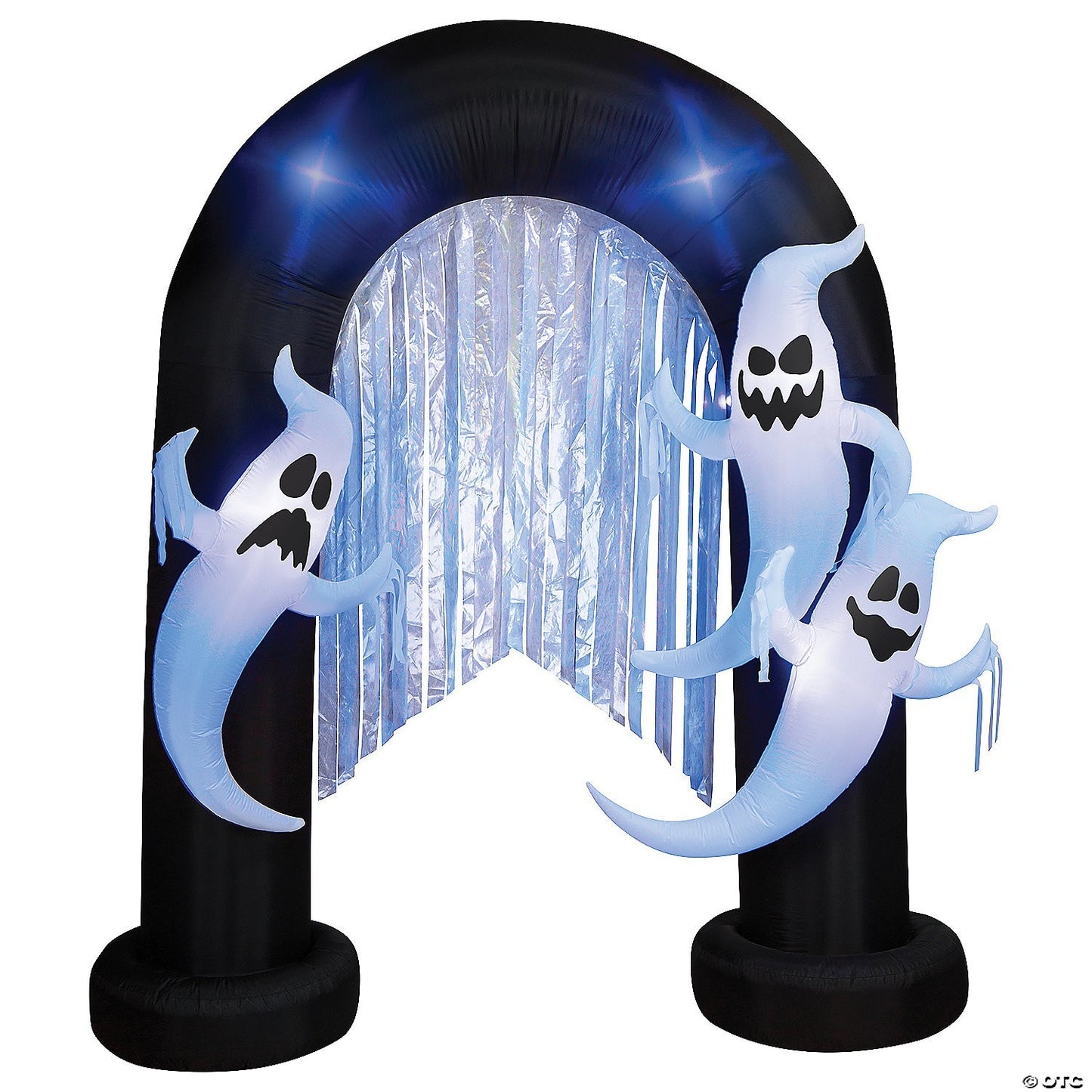 Ghost Archway Lightshow w Blacklight Inflatable Outdoor Halloween Yard Airblown
