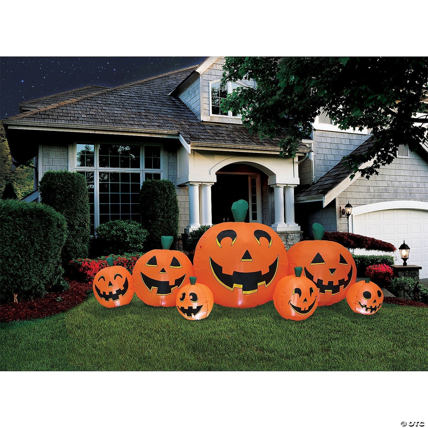 102" Pumpkin Patch Inflatable Outdoor Halloween Yard Decoration Airblown Prop
