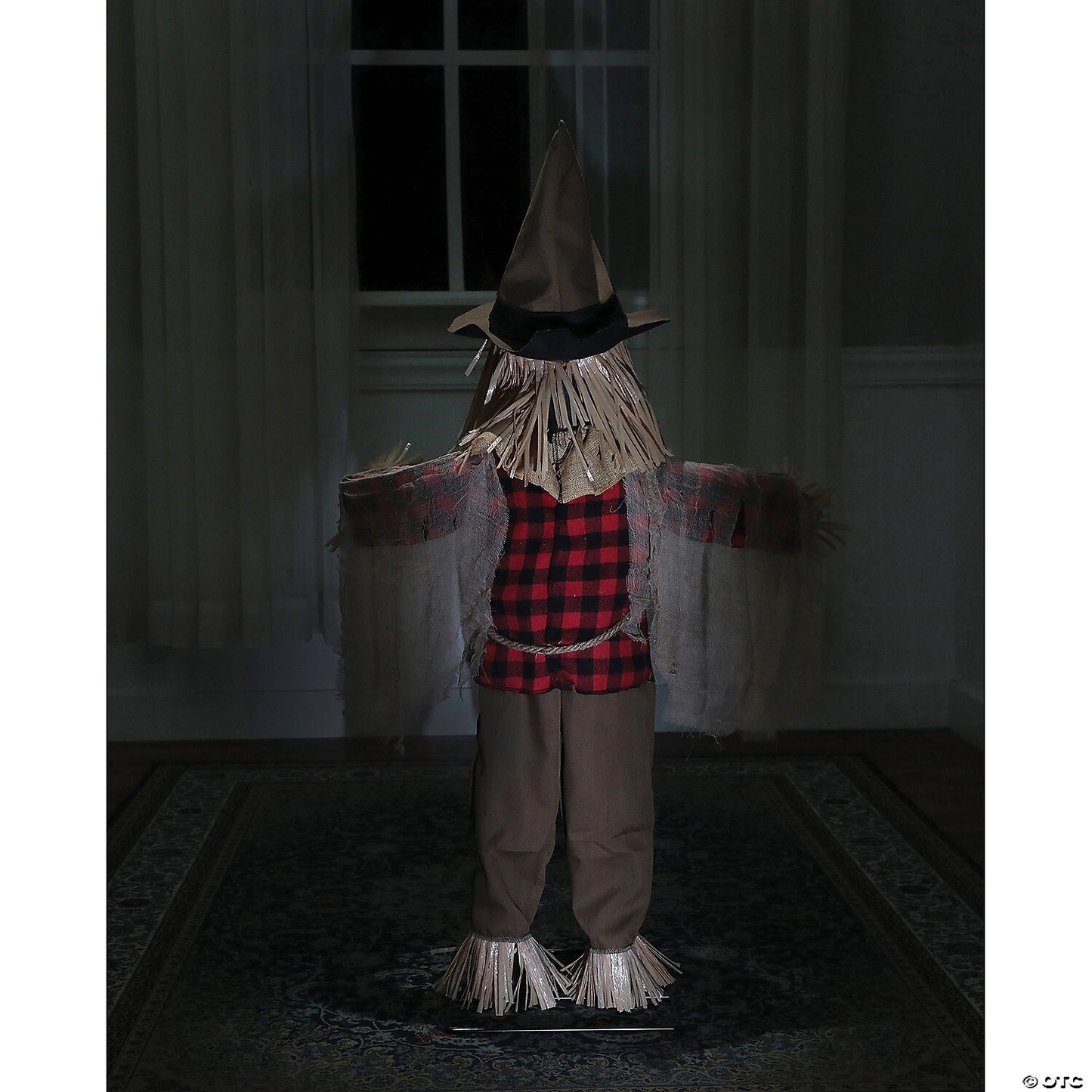 See Video! 36" Twitching Scarecrow Animated Halloween Haunted Prop Decor Outdoor