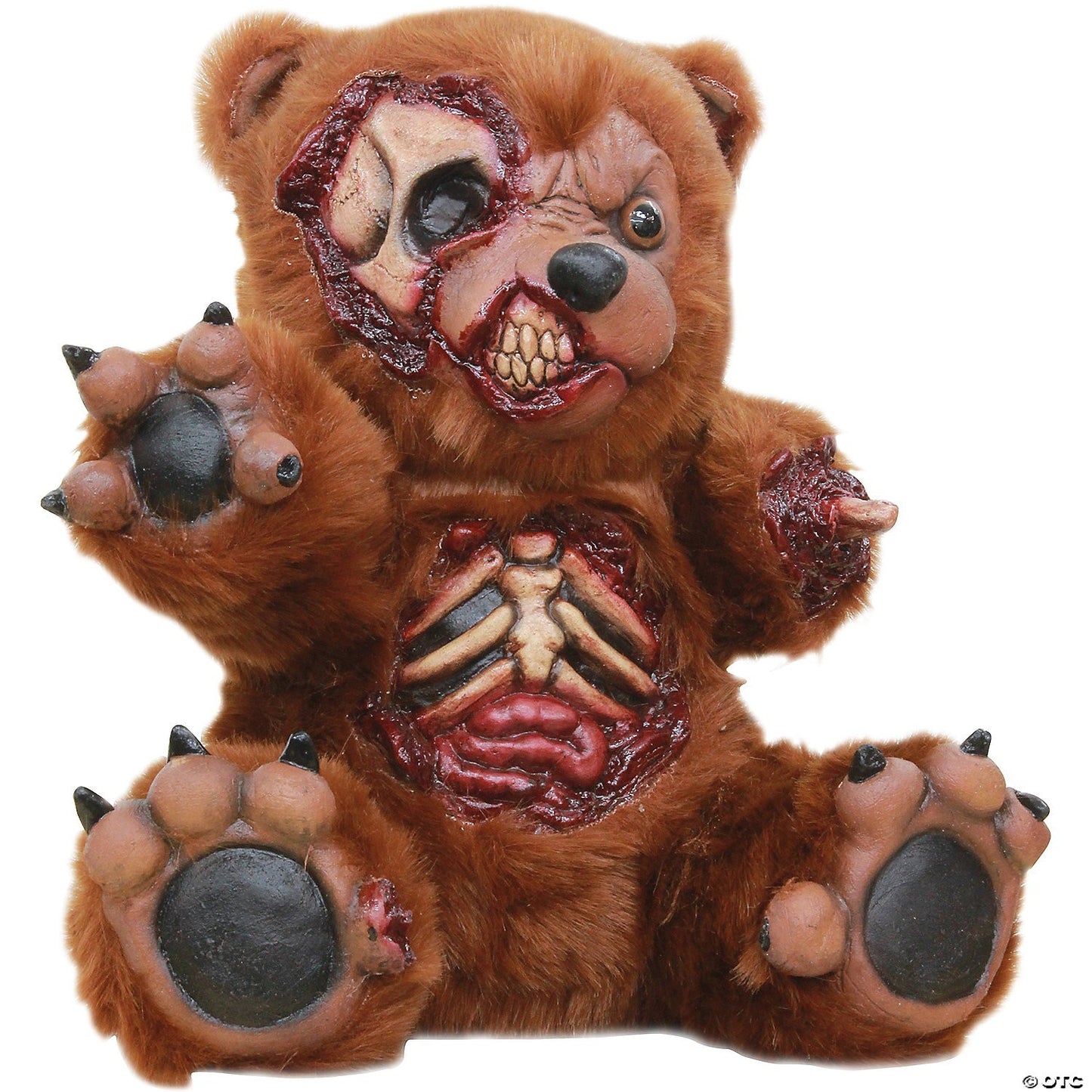 Bad Teddy Latex Prop Zombie Horror Evil Doll Halloween Decoration Haunted House