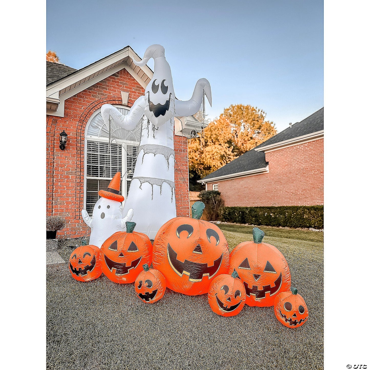 102" Pumpkin Patch Inflatable Outdoor Halloween Yard Decoration Airblown Prop