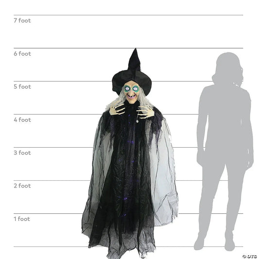 6 Ft Wicked Witch Animated