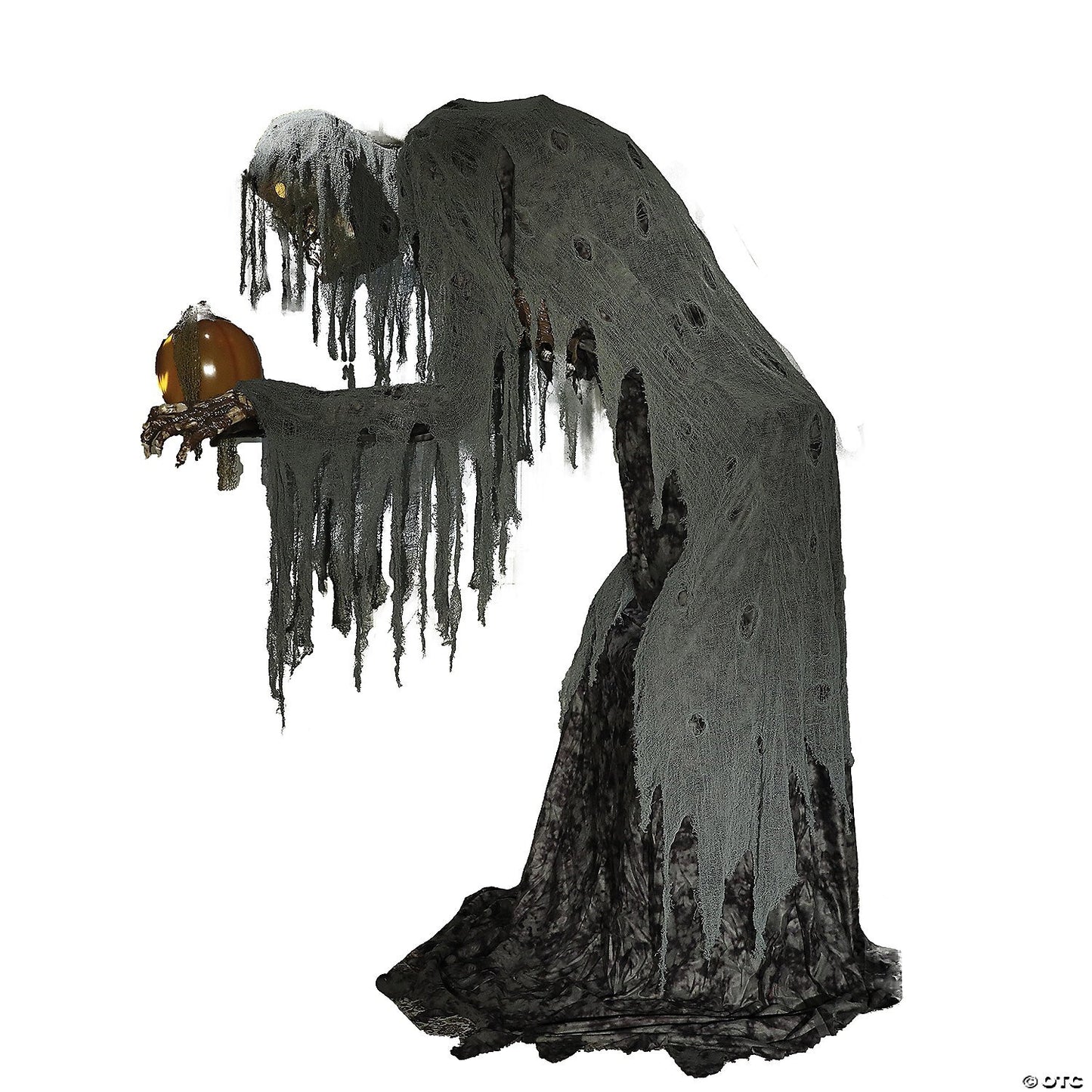 LifeSize 7 Ft Prowling Jack Skeleton Animatronic Halloween Haunted Prop Animated