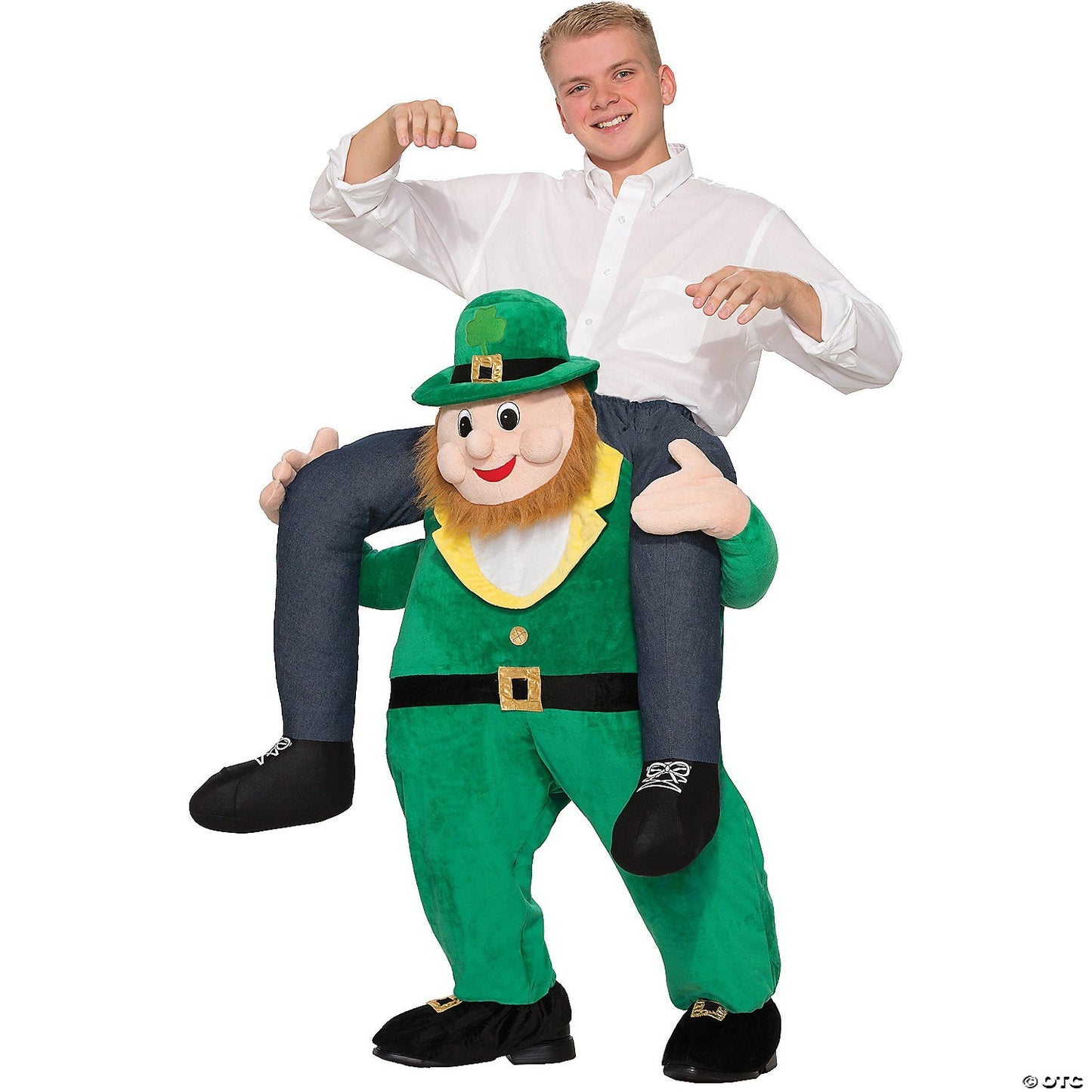 Leprechaun Carrying Adult Costume St Patricks Day Accessory Party Unisex One Sz
