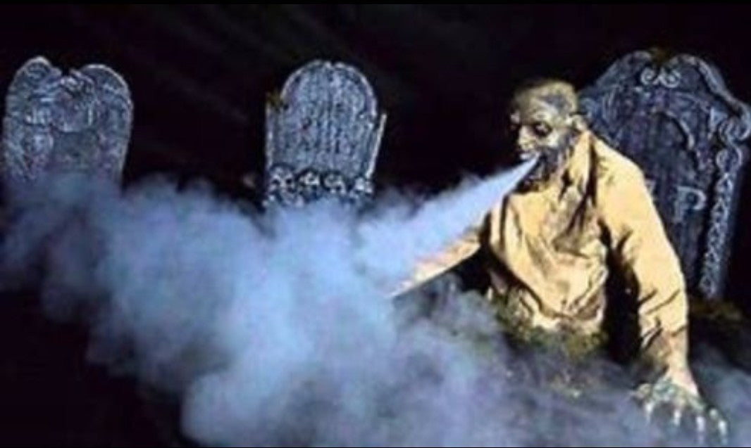 Gaseous Zombie Animated w 1000 Watt Fog Machine Halloween Haunted Prop Outdoor